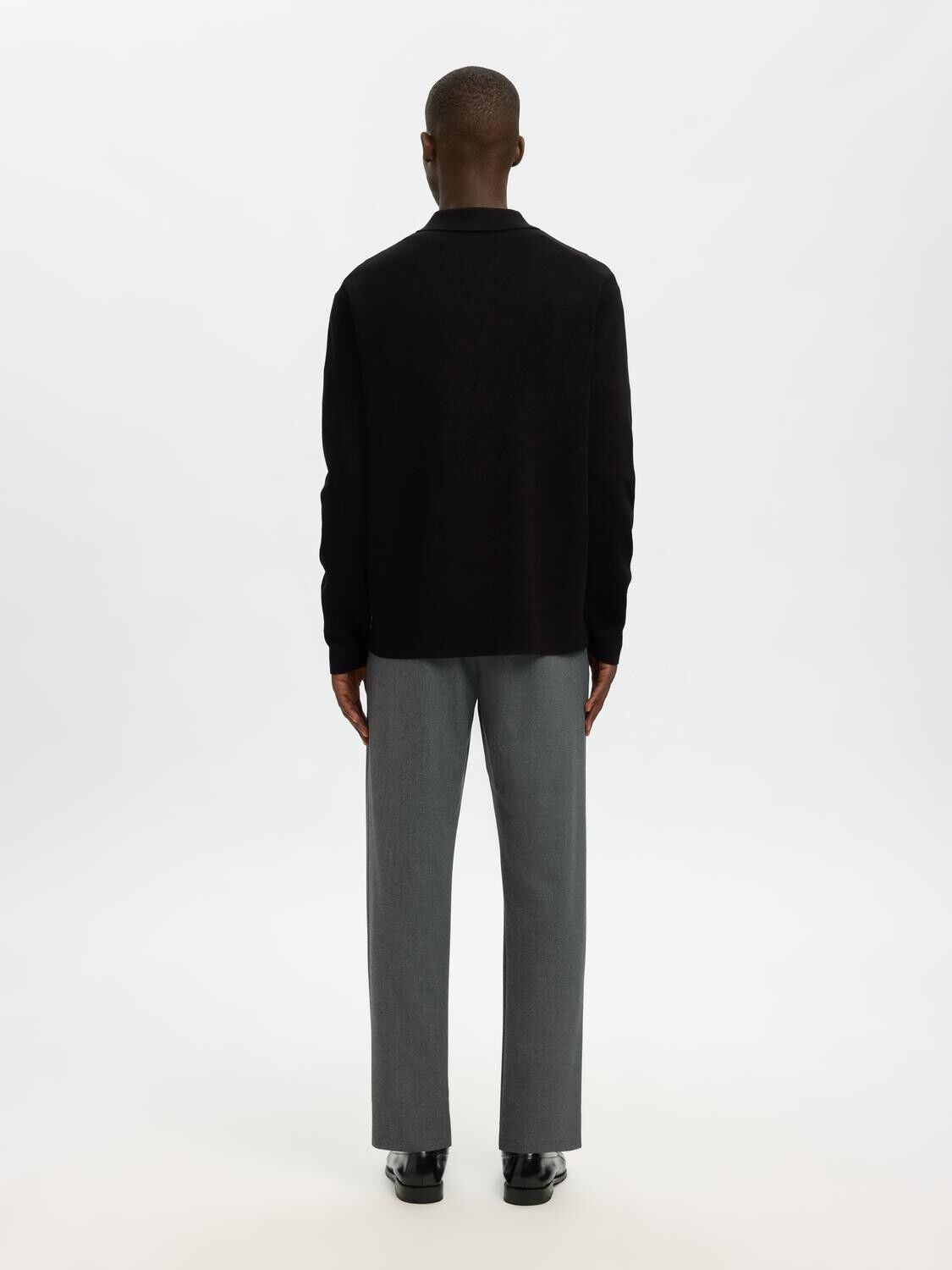 SLHTELLER FN RELAXED HALF ZIP POLO