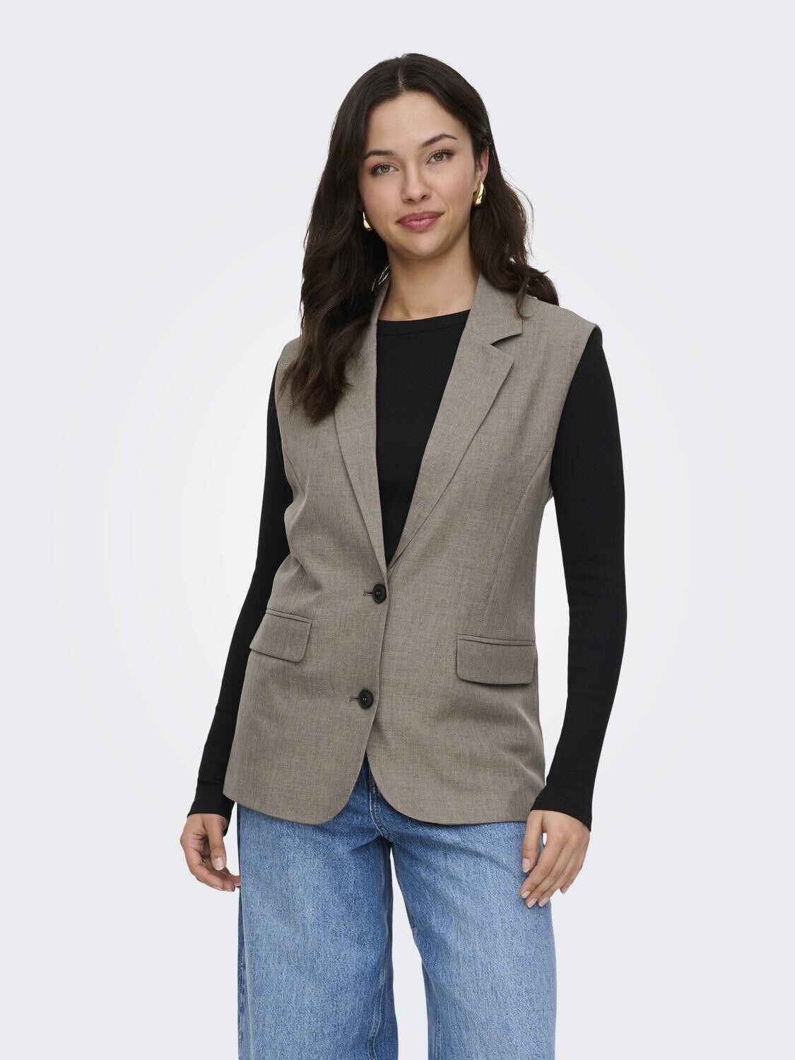 ONLLINDA S/L MEL OVERSIZE WAISTCOAT