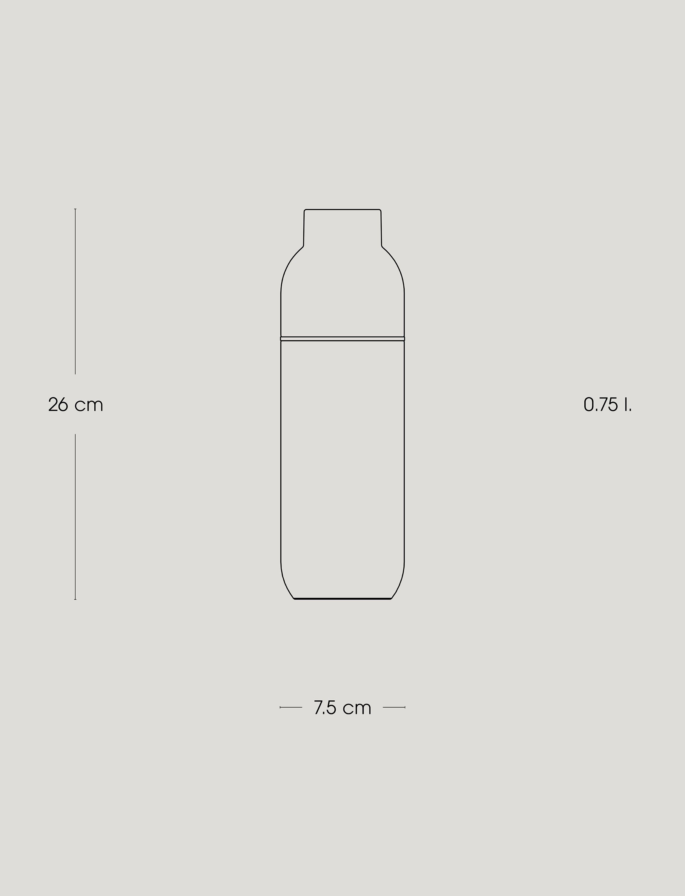 Keep Warm termoflaske 0,75 l, black