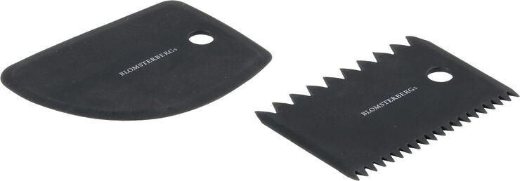 Dejskrabersæt 2 dele Grå Silikone