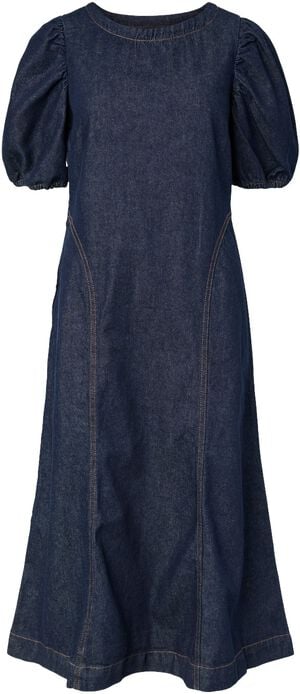 PCPAM 2/4 MIDI DENIM DRESS BC