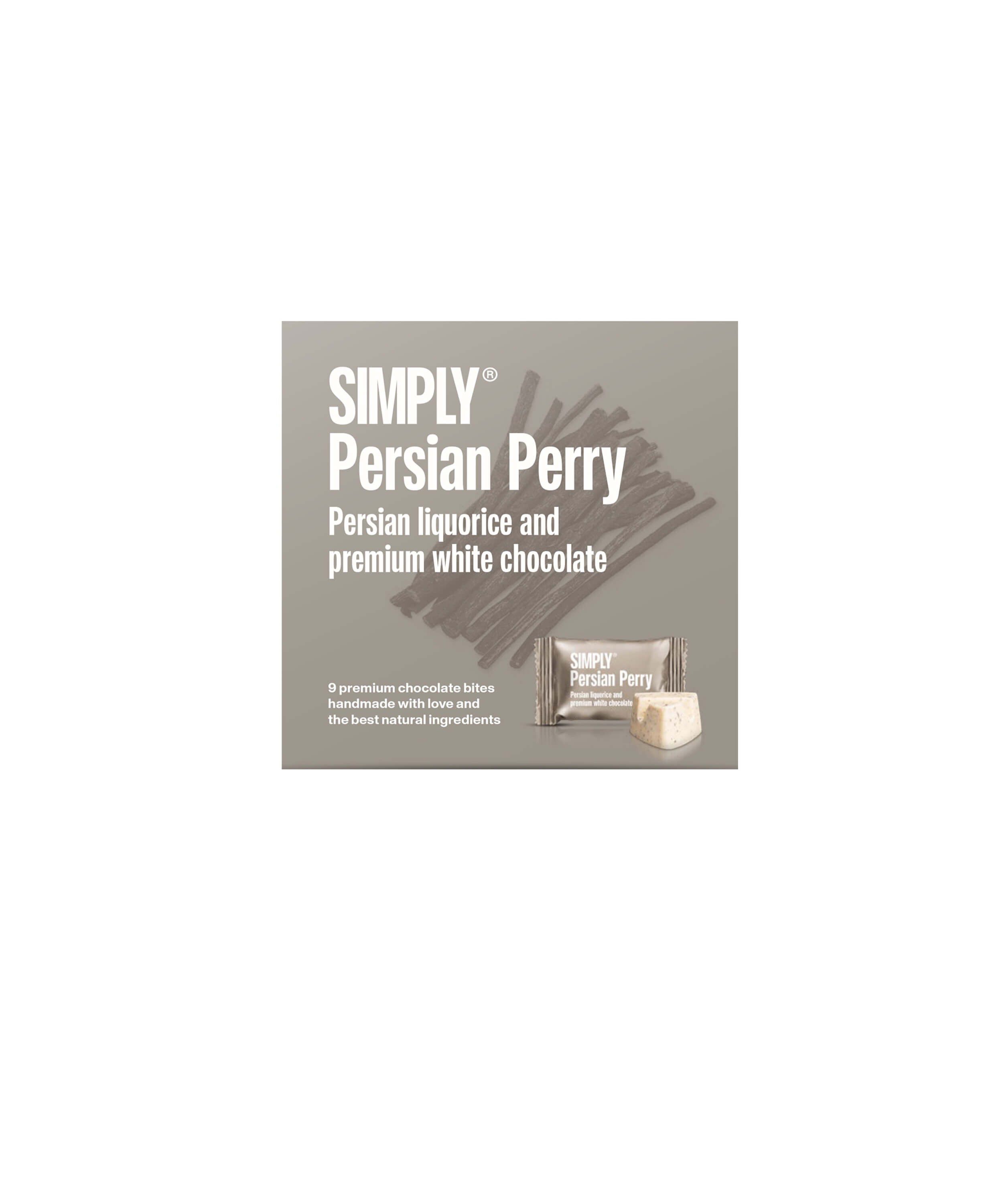 Simply&reg; PERSIAN PERRY chokolade&aelig;ske (90g)