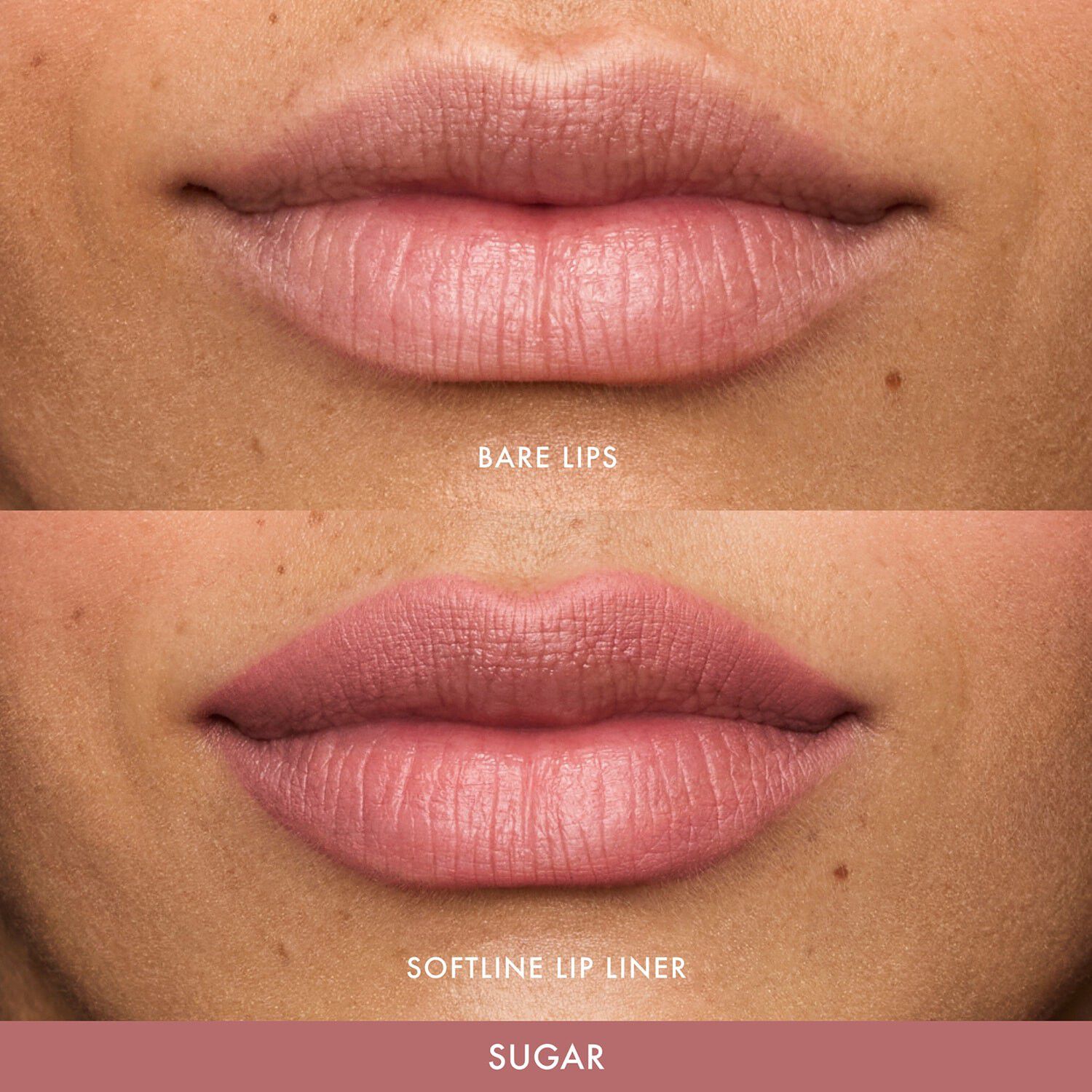 Denne lipliner fremh&aelig;ver l&aelig;bernes naturlige form og giver en veldefine