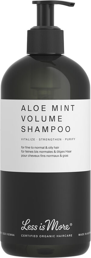 Organic Aloe Mint Volume Shampoo Eco Size 500 ml.