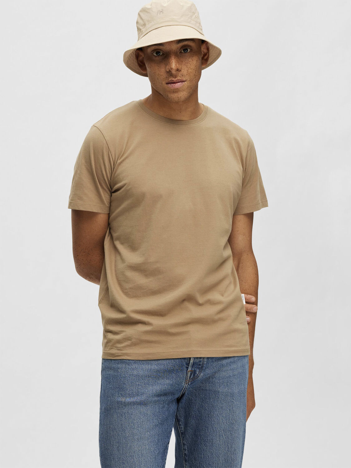 SLHASPEN SS O-NECK TEE NOOS