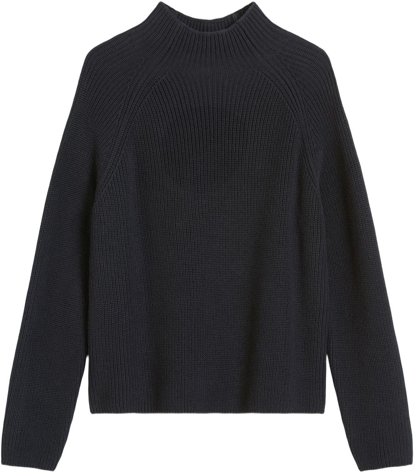 Pullover, longsleeve, stand-up coll