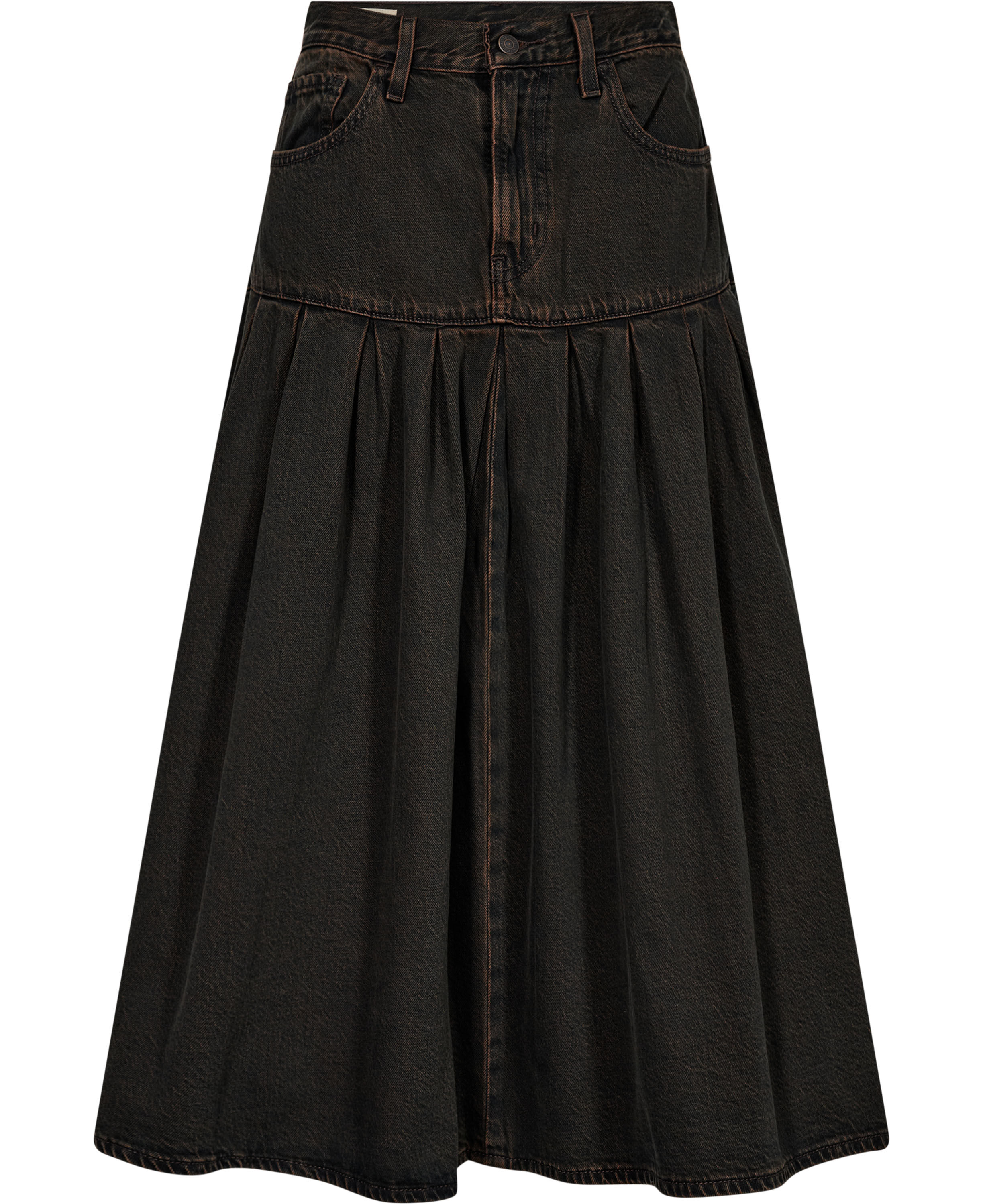 YOKED PLEATED SKIRT OVER A CUP