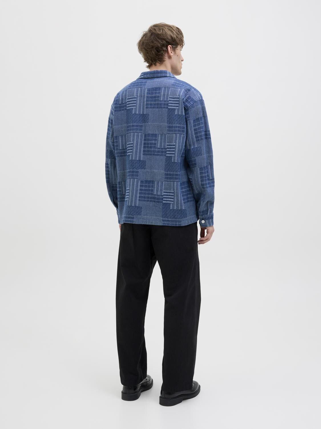 JPRBLUJERRY PATCHWORK L/S SHIRT