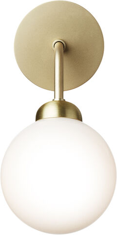Apiales Wall, brushed brass / opal