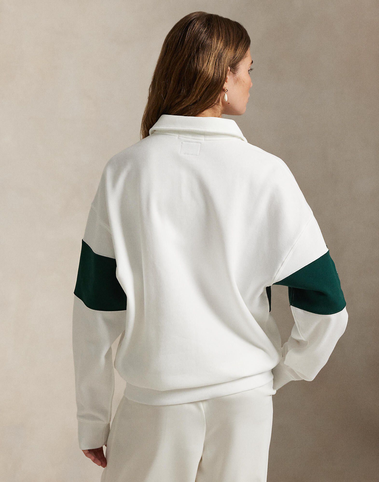 Wimbledon Relaxed Fit Fleece Sweatshirt