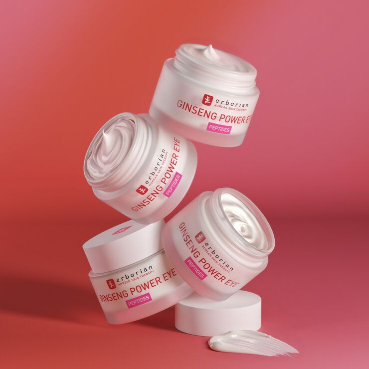 Ginseng Power Eye  Udglattende øjencreme  fine linjer og rynker