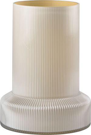 Vase Hvils D21 x 29 cm Hvid Glas