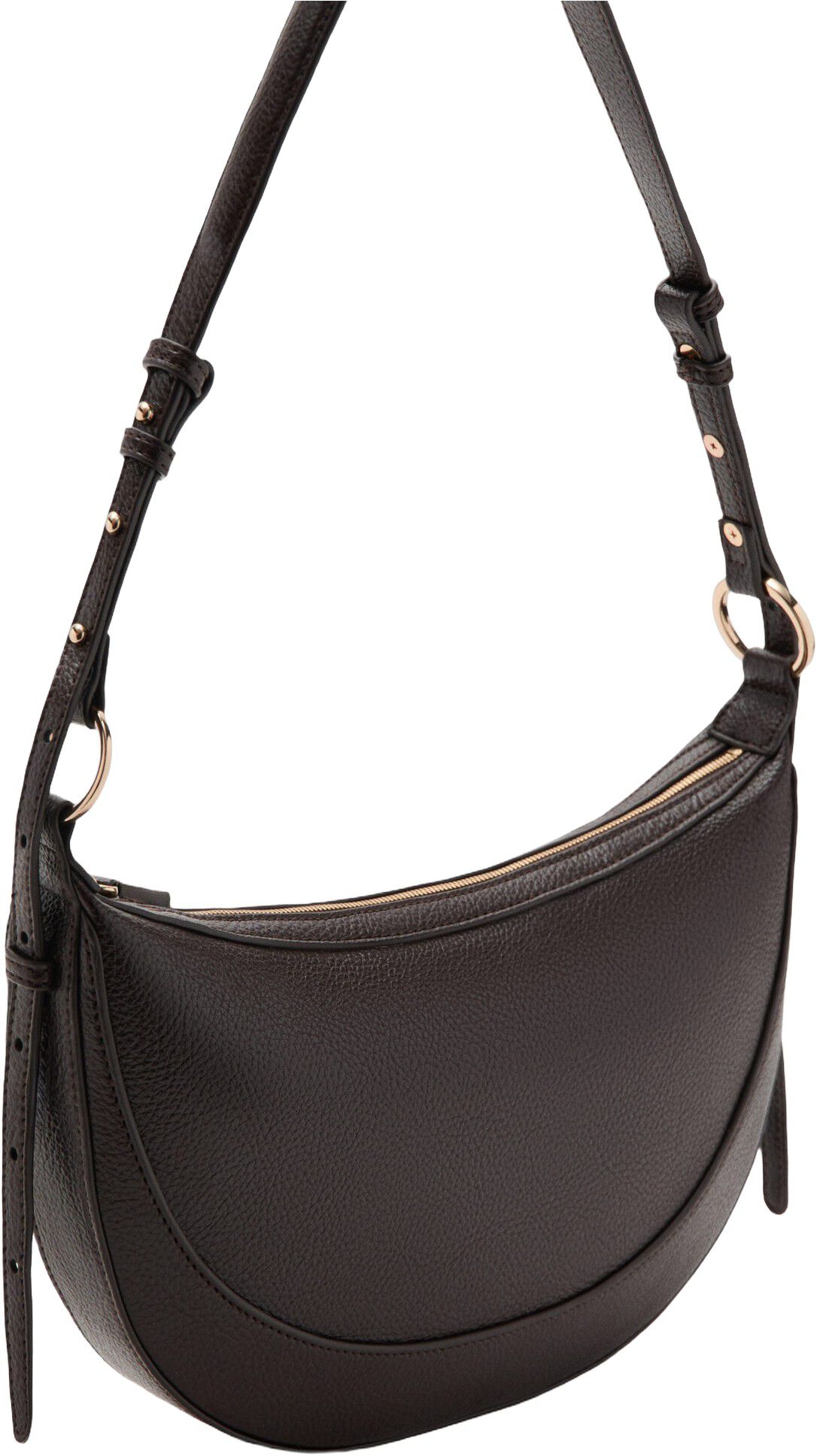 Oval shoulder bag