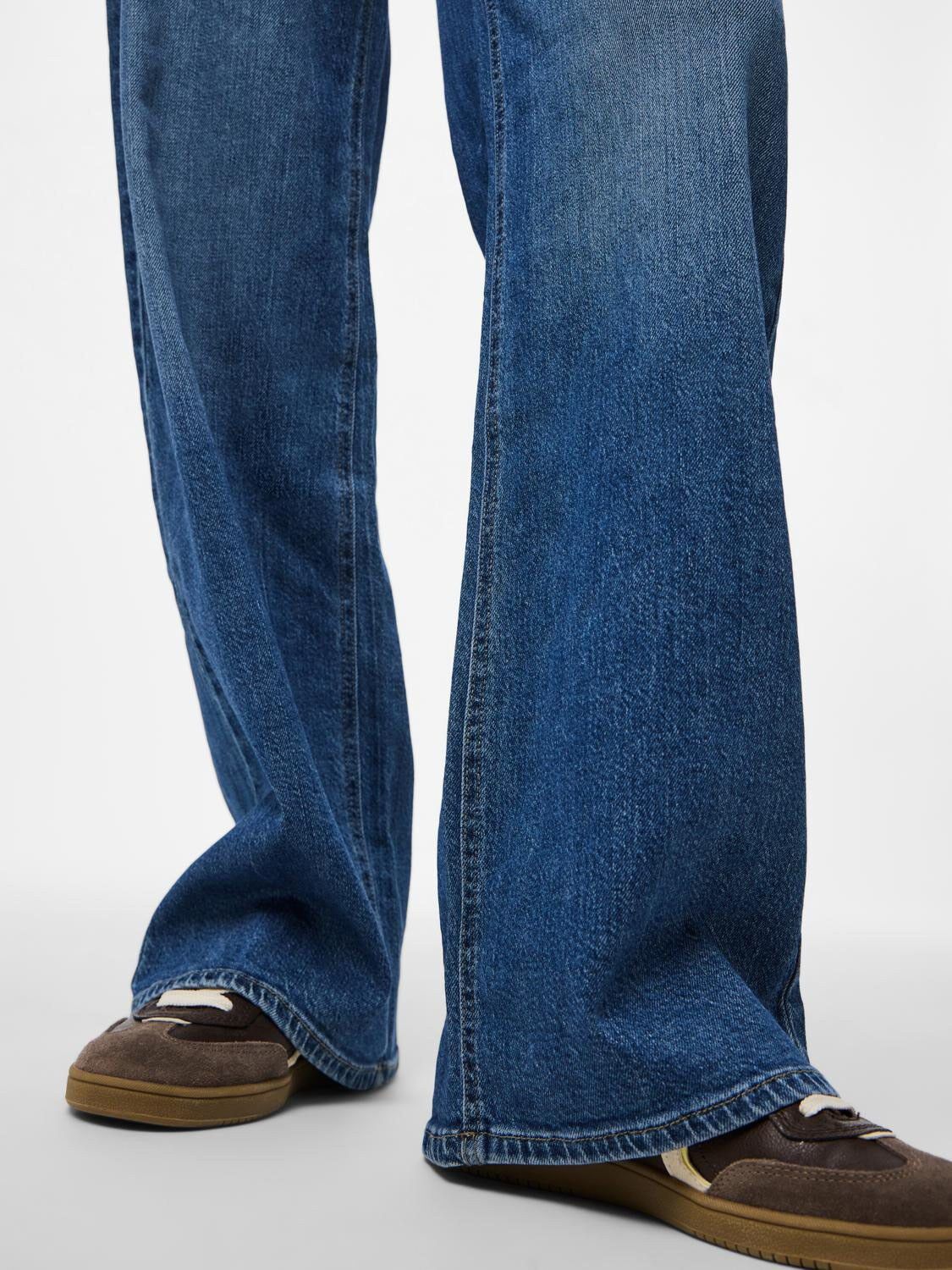 PCSILKE MW WIDE JEANS MB NOOS BC