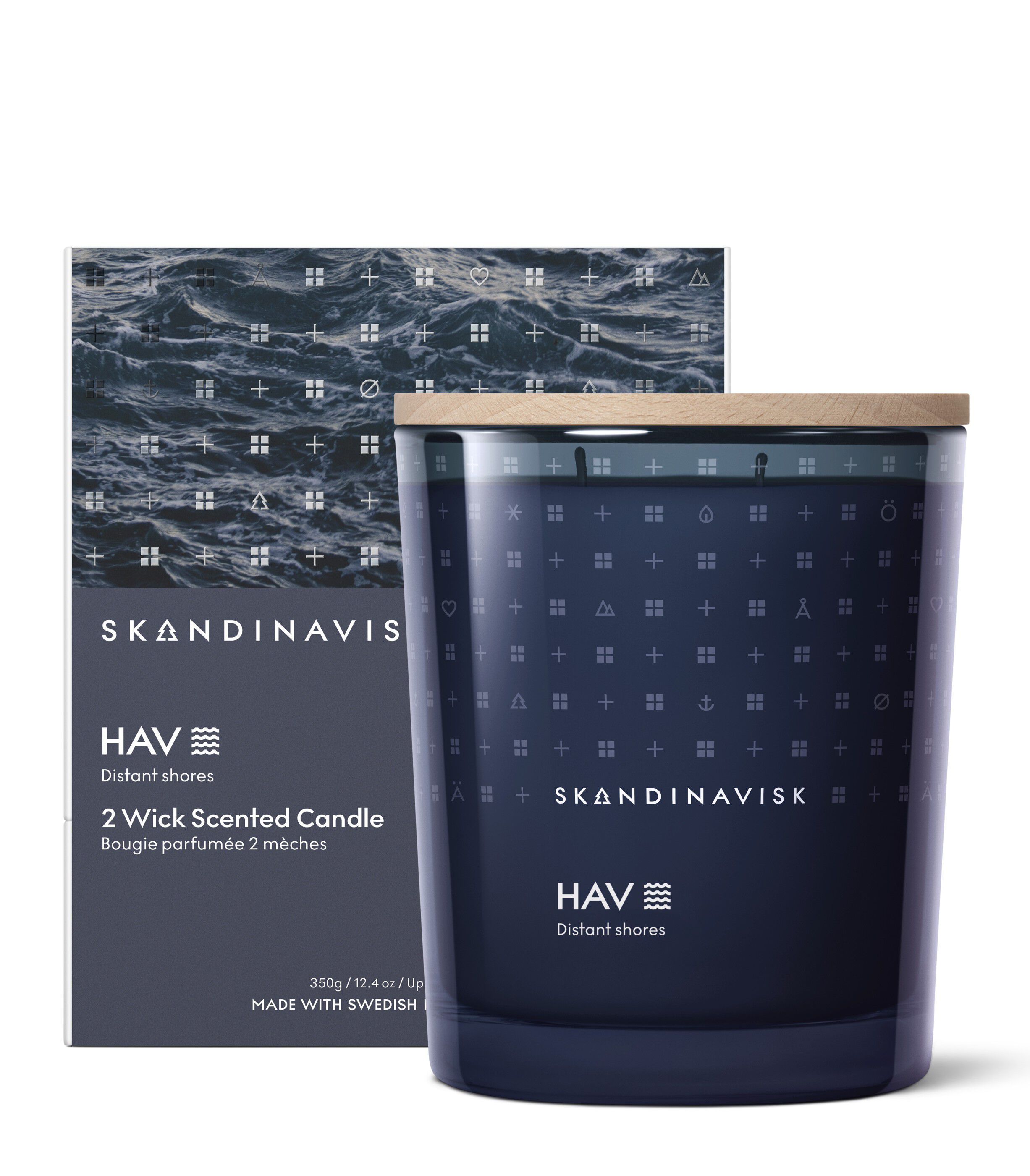 HAV 2 wick Scented Candle 350g