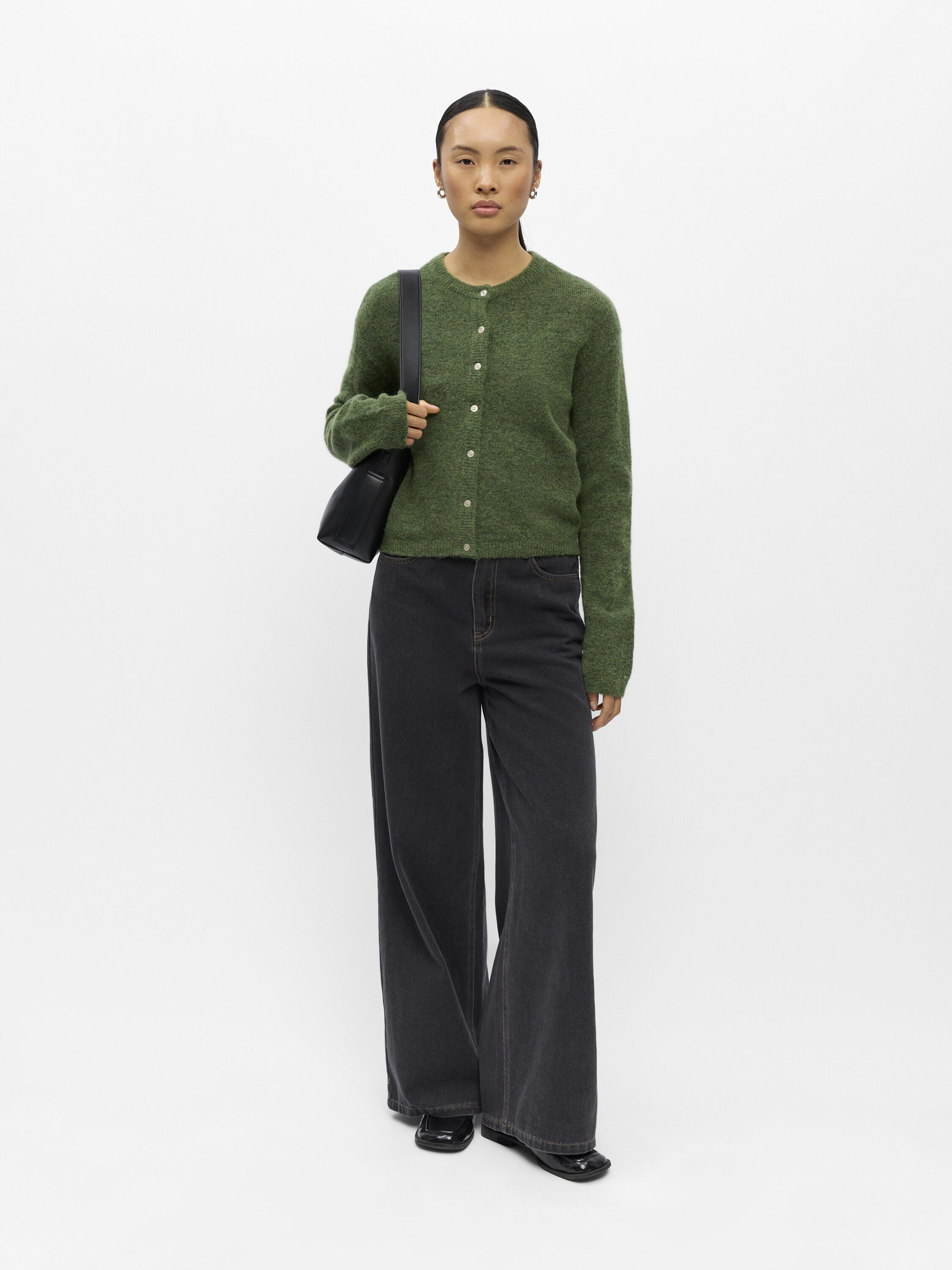 Objagate L/S Re Knit Cardigan Noos