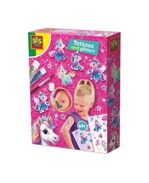 SES Creative - Tatoveringer og glitter - Enhjørning