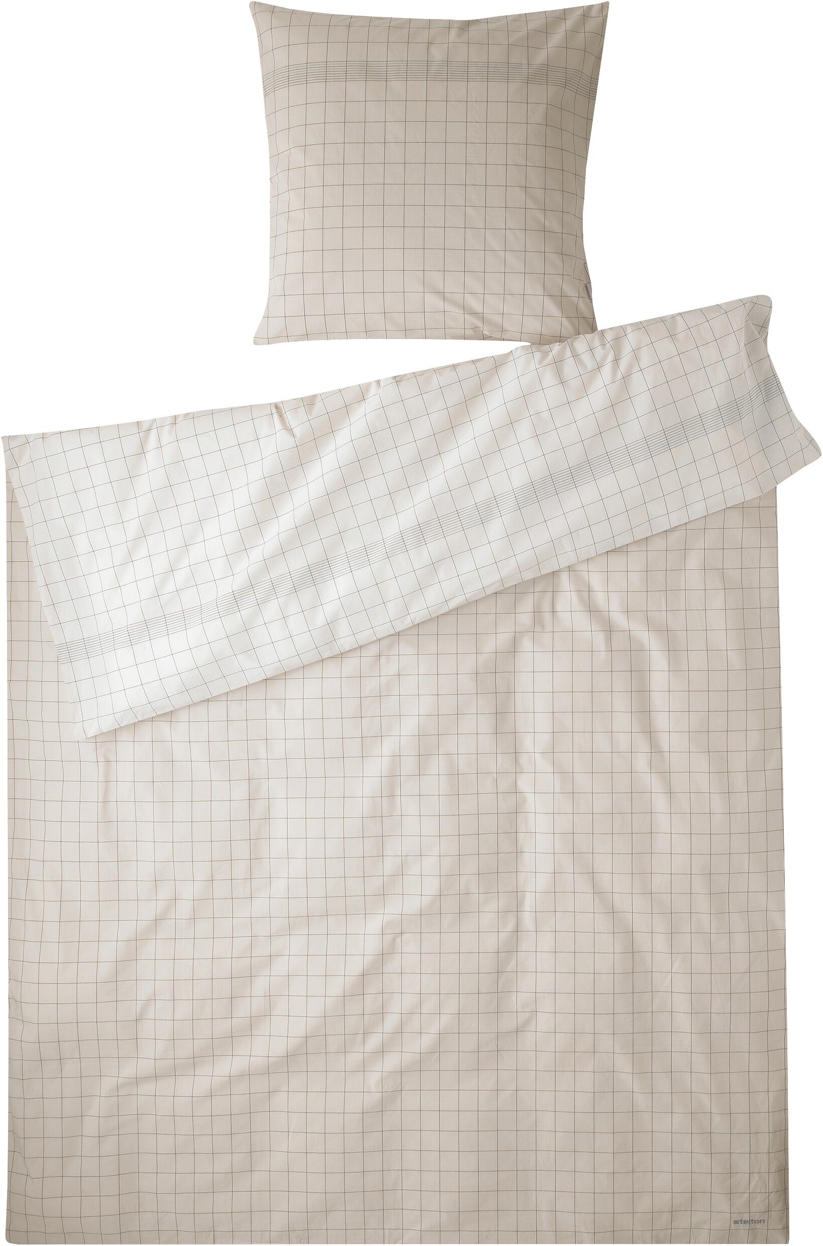 Vibeke Klint senget&oslash;j 140x200 cm/50x70 cm white