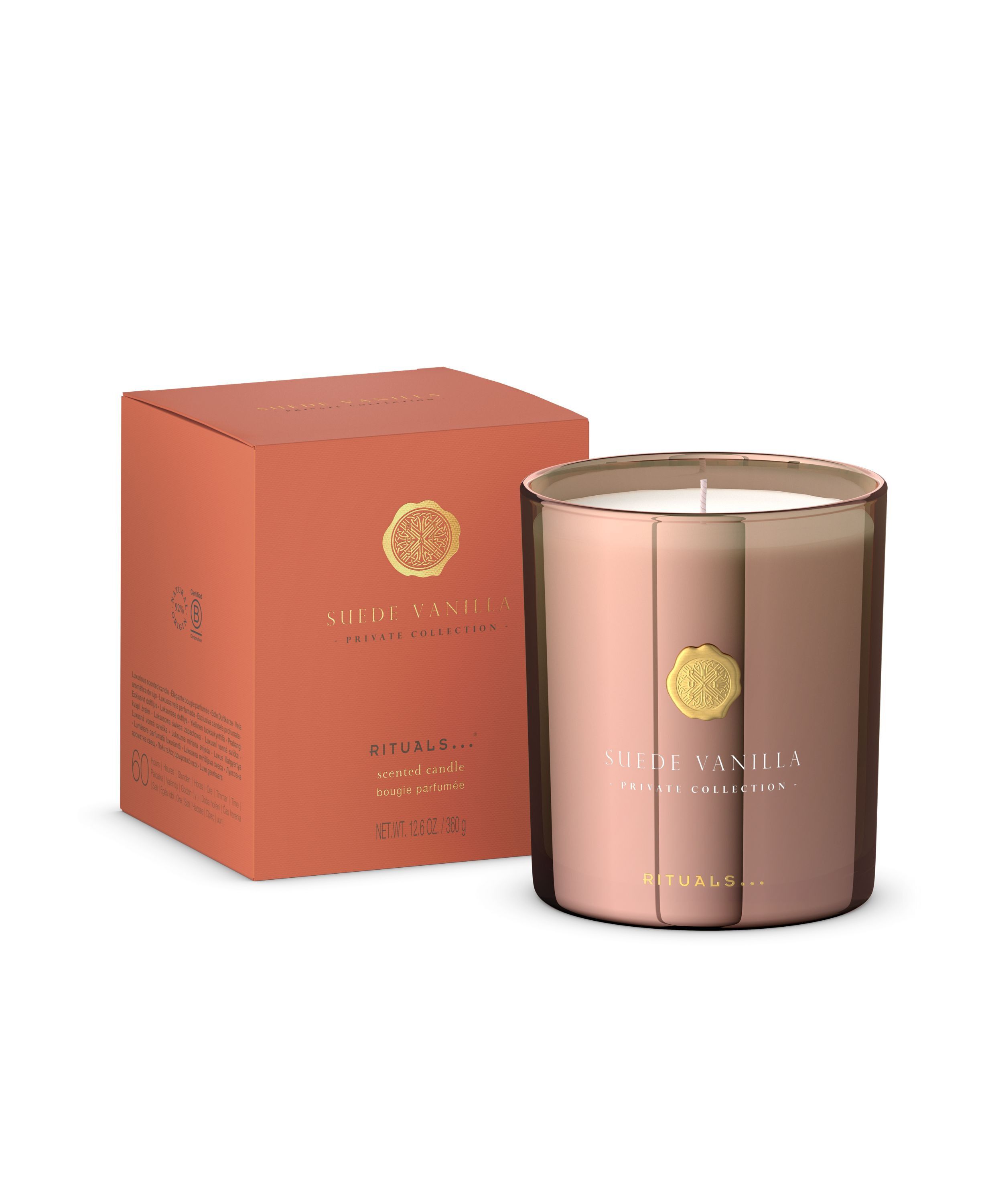 Suede Vanilla Scented Candle 360g