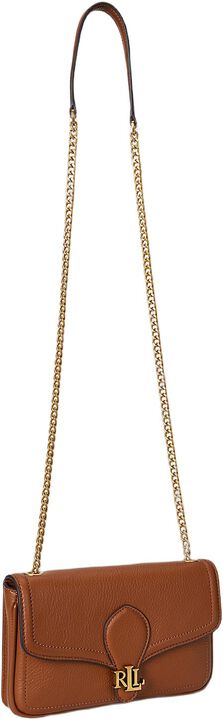 Pebbled Leather Bradley Crossbody Wallet