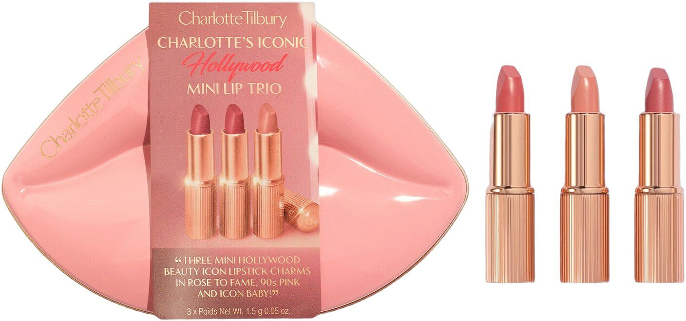 Hollywood Iconic Mini Lip Trio - Makeup-s&aelig;t