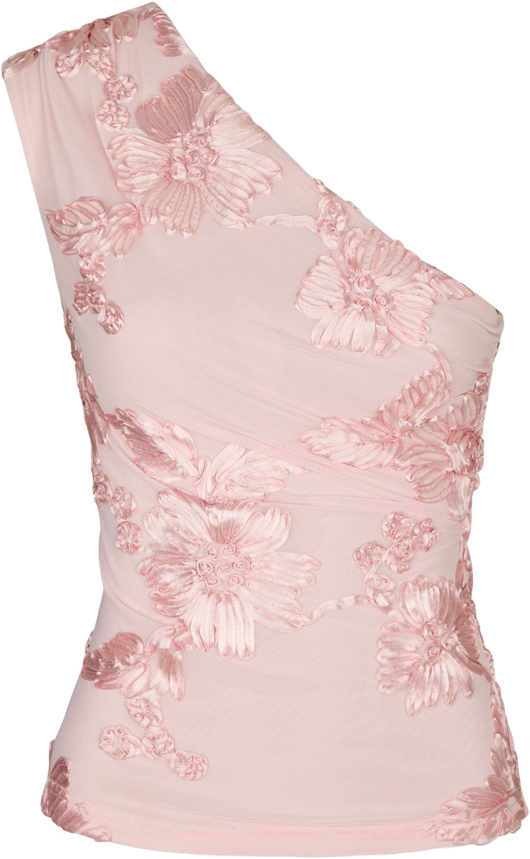 Florini Big Flower Mesh Top