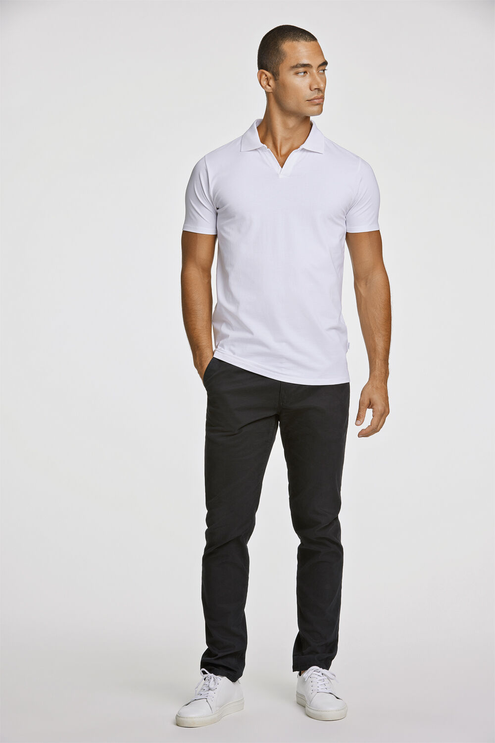 Stretch polo shirt S/S