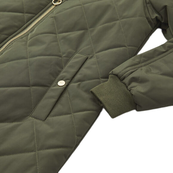 Rubina Quilted lang overgangsjakke