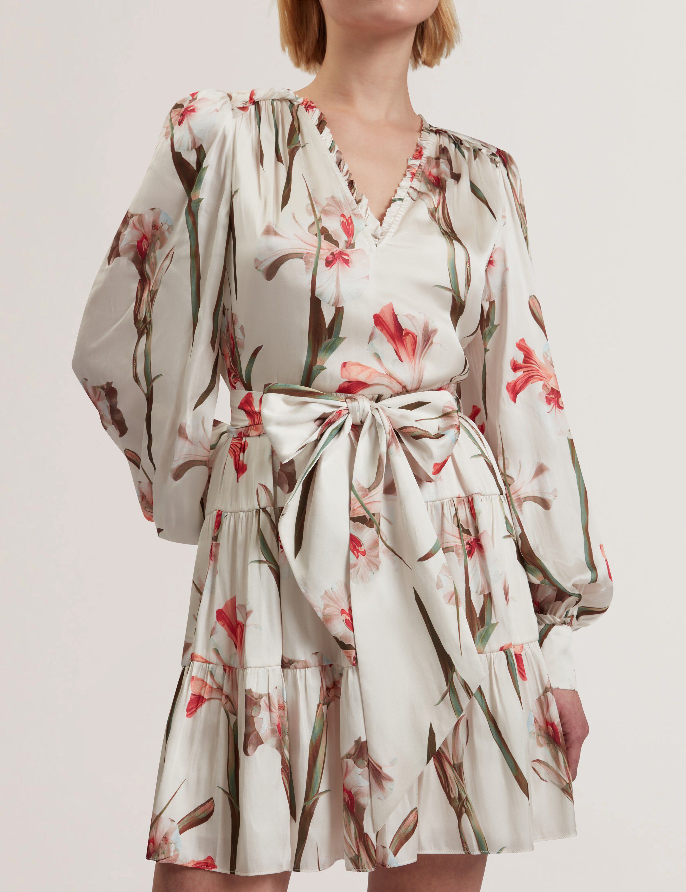 CUIABA neck Mini Dress