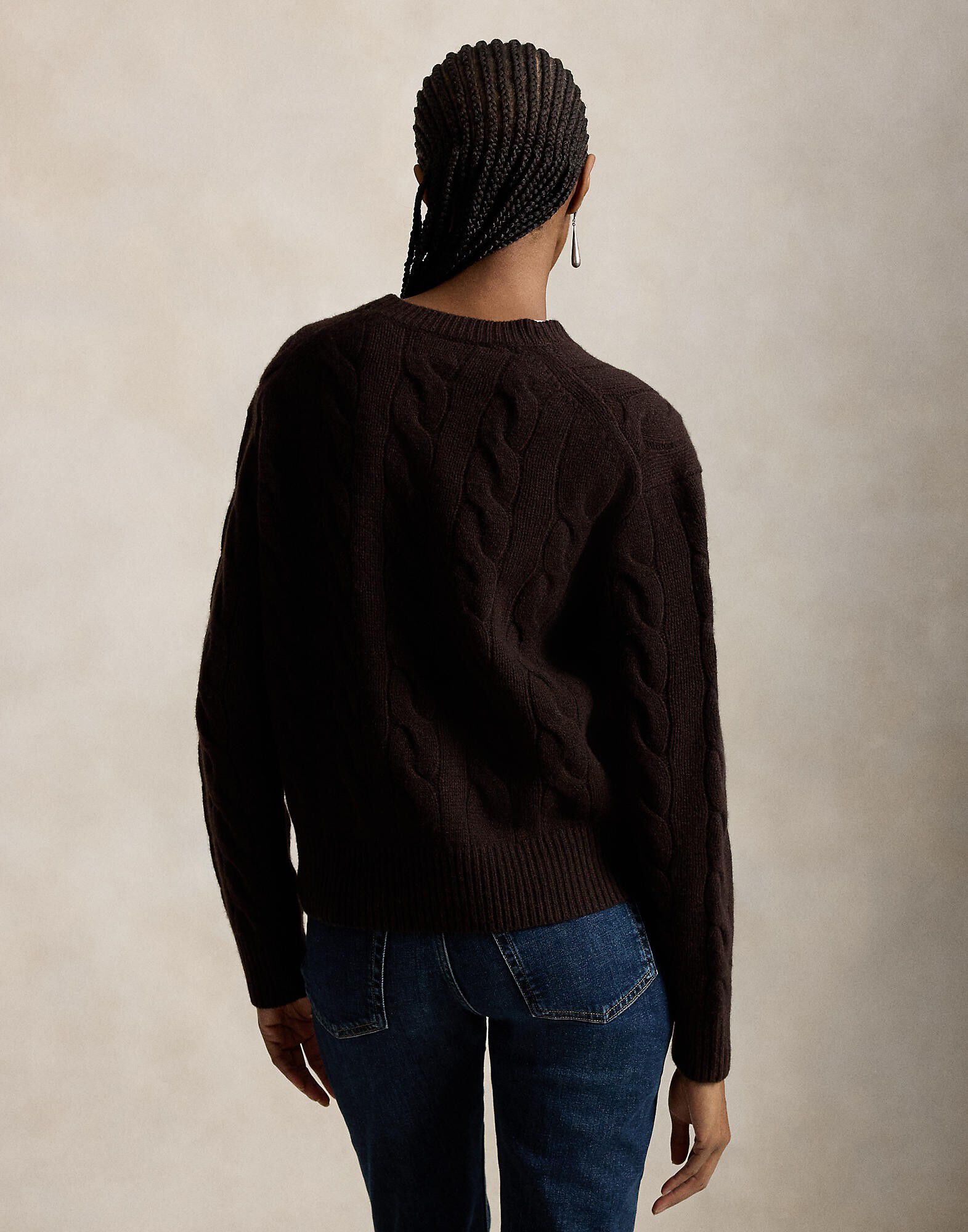 Cable-Knit Wool-Cashmere Sweater