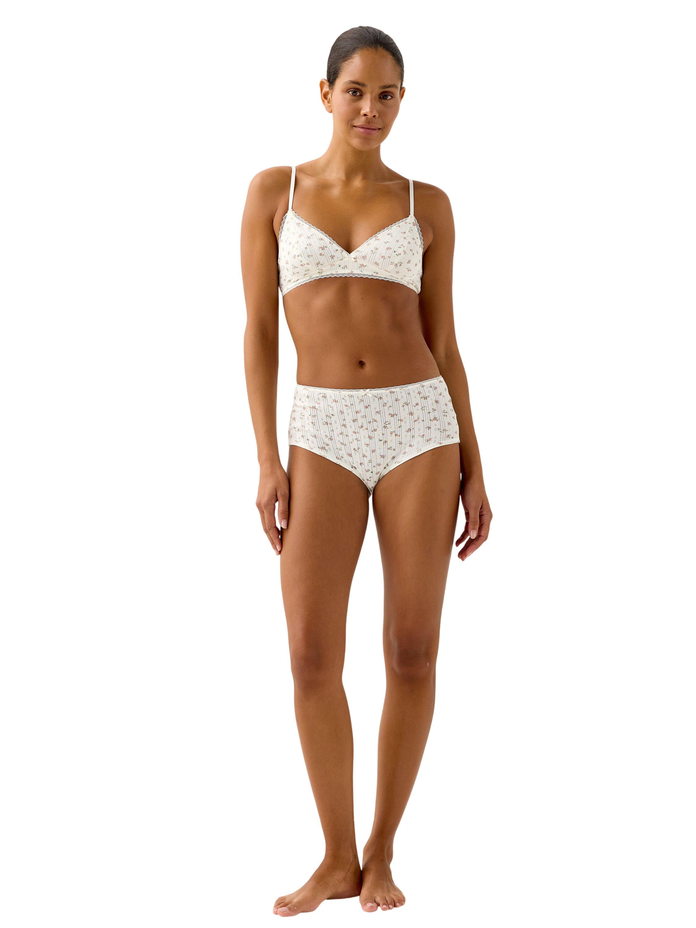 Trusser i pointelle med h&oslash;j talje,