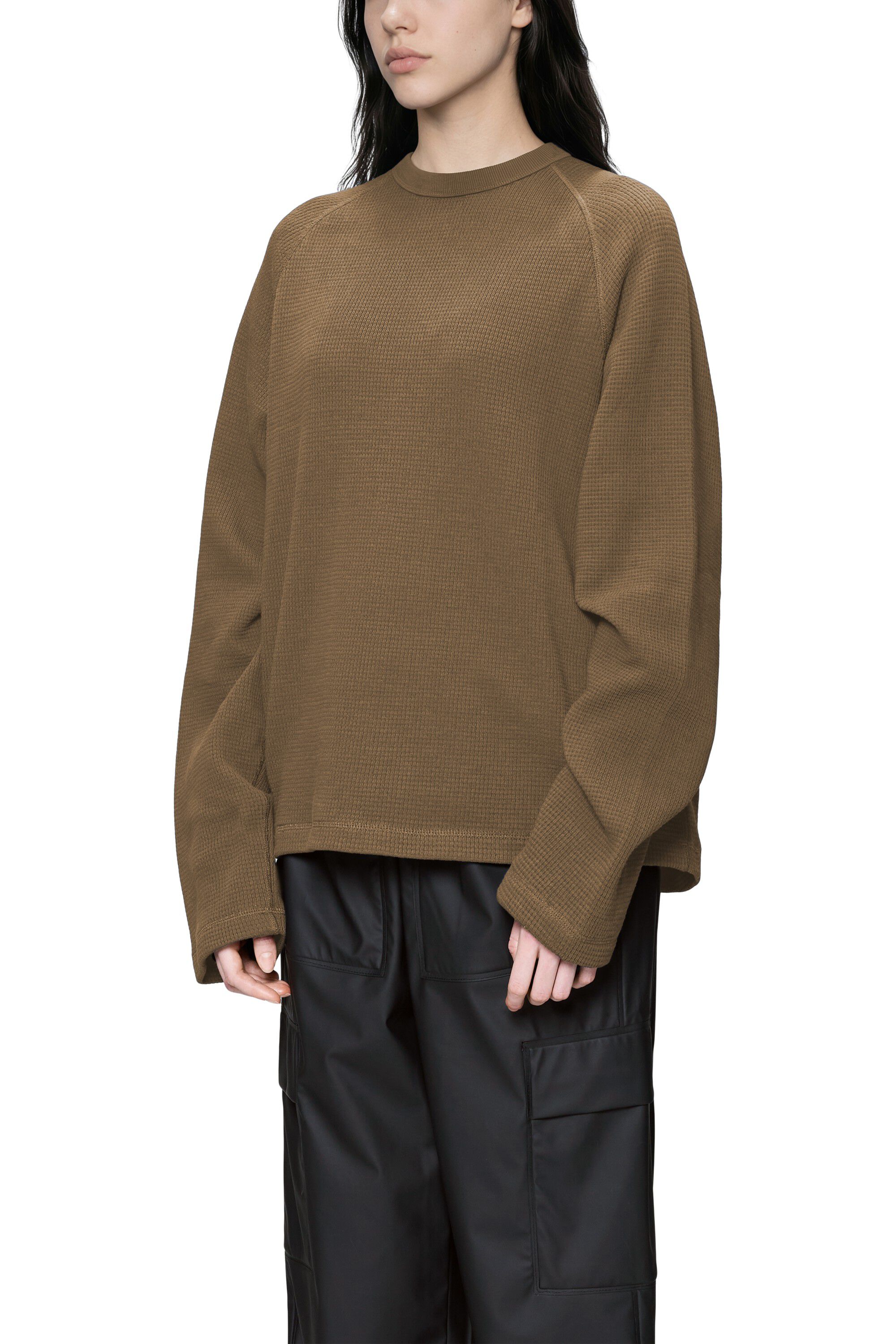 Waffle Long Sleeve T-Shirt Rains