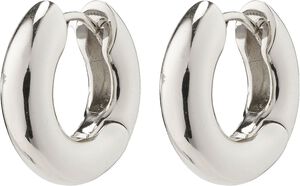 AICA chunky huggie hoop earrings silver-plated