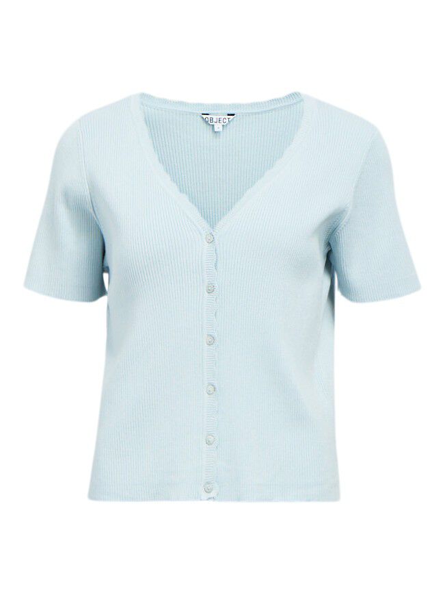 OBJKELLY S/S RE V-NECK CARDIGAN NOO