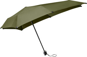 Senz Mini foldable storm umbrella cedar green