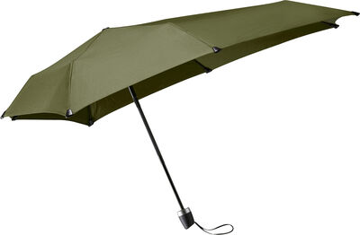 Senz Mini foldable storm umbrella cedar green
