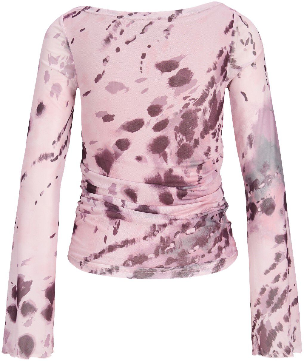 JXMINNA MESH LS TOP WVN LN