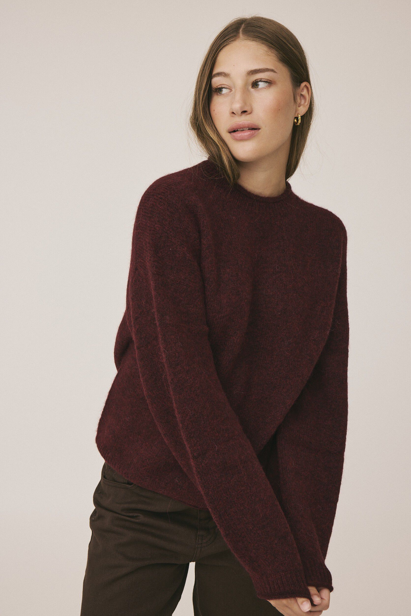 Cindi 9 Striksweater - Alpakamix RWS