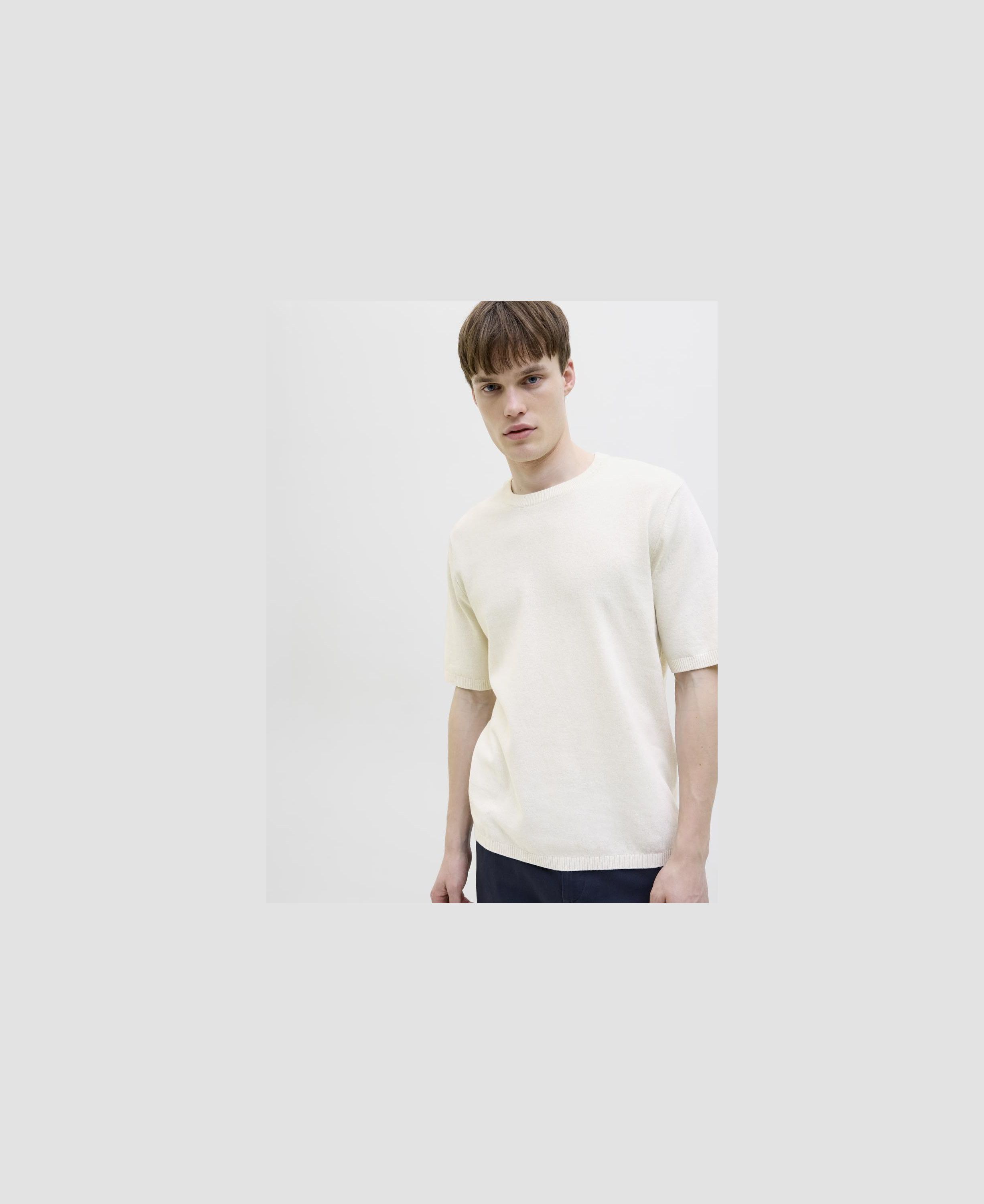 JREBCALLUM KNIT CREW NECK SS