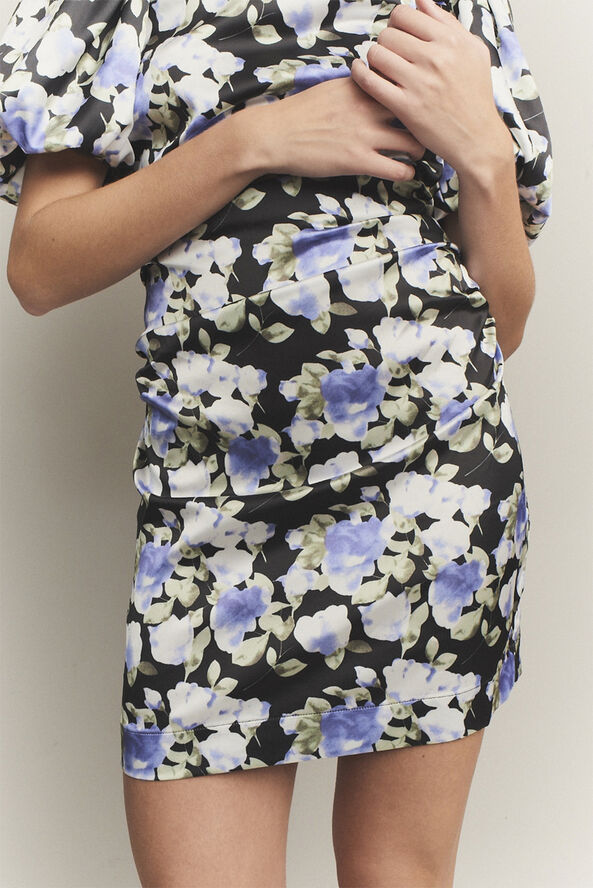 Lisbon Print Puff Dress