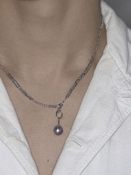 Carlo Necklace 43 Silver HP