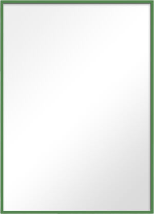 Green Wood Mirror