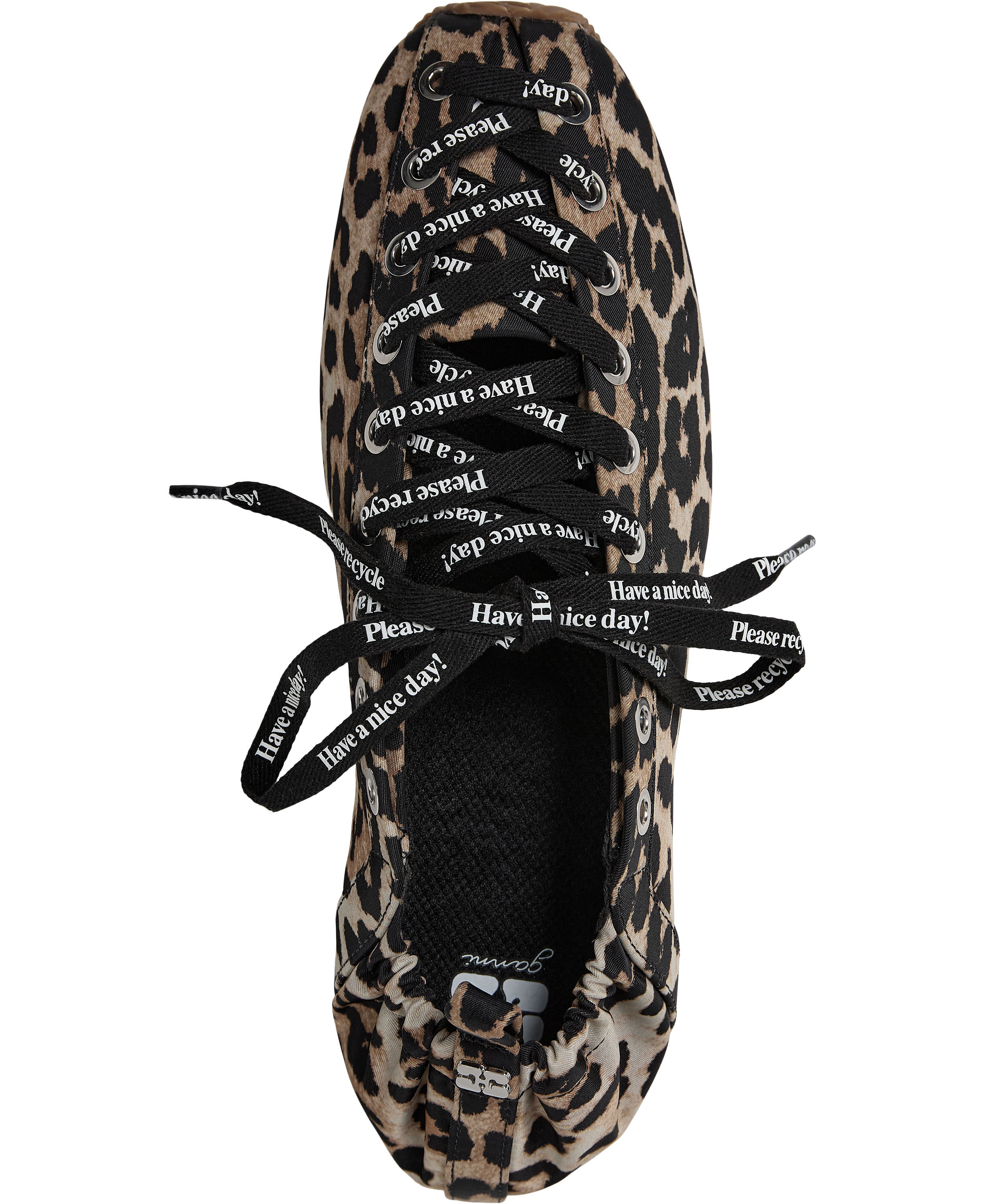 Lace Up Sporty Ballerina Nylon