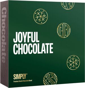 Simply&reg; JOYFUL CHOCOLATE chokolade&aelig;ske (500g)