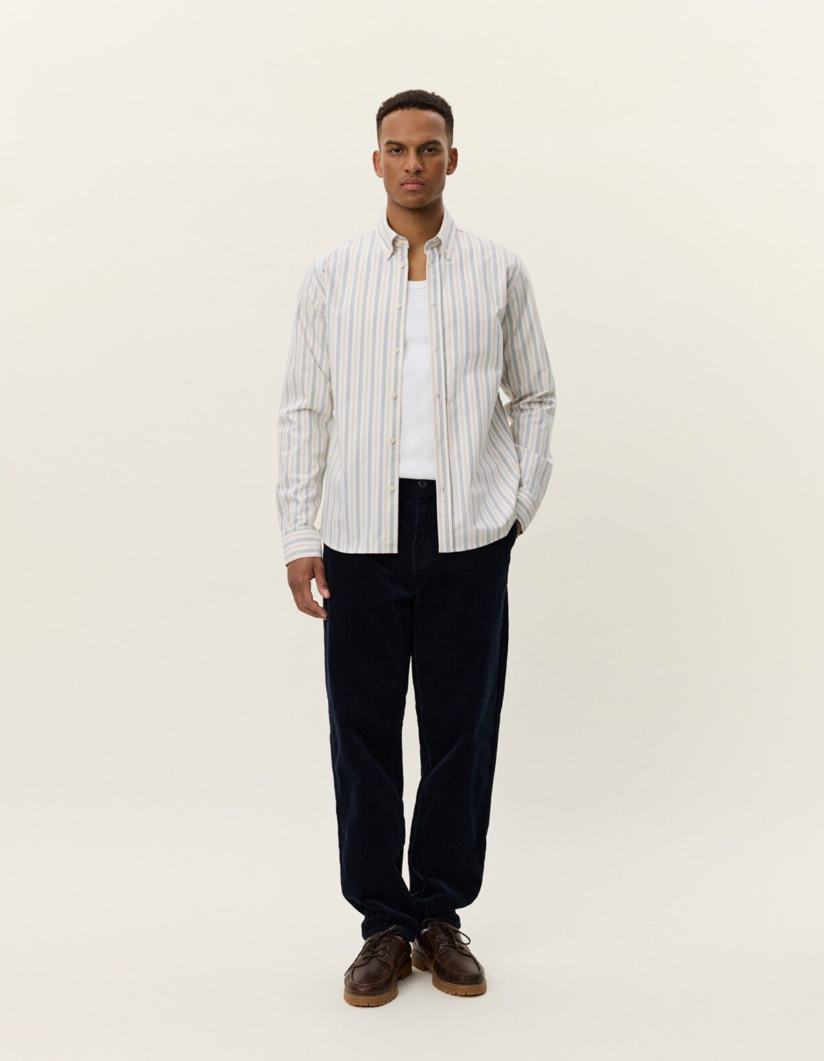 Konrad Striped Oxford Shirt