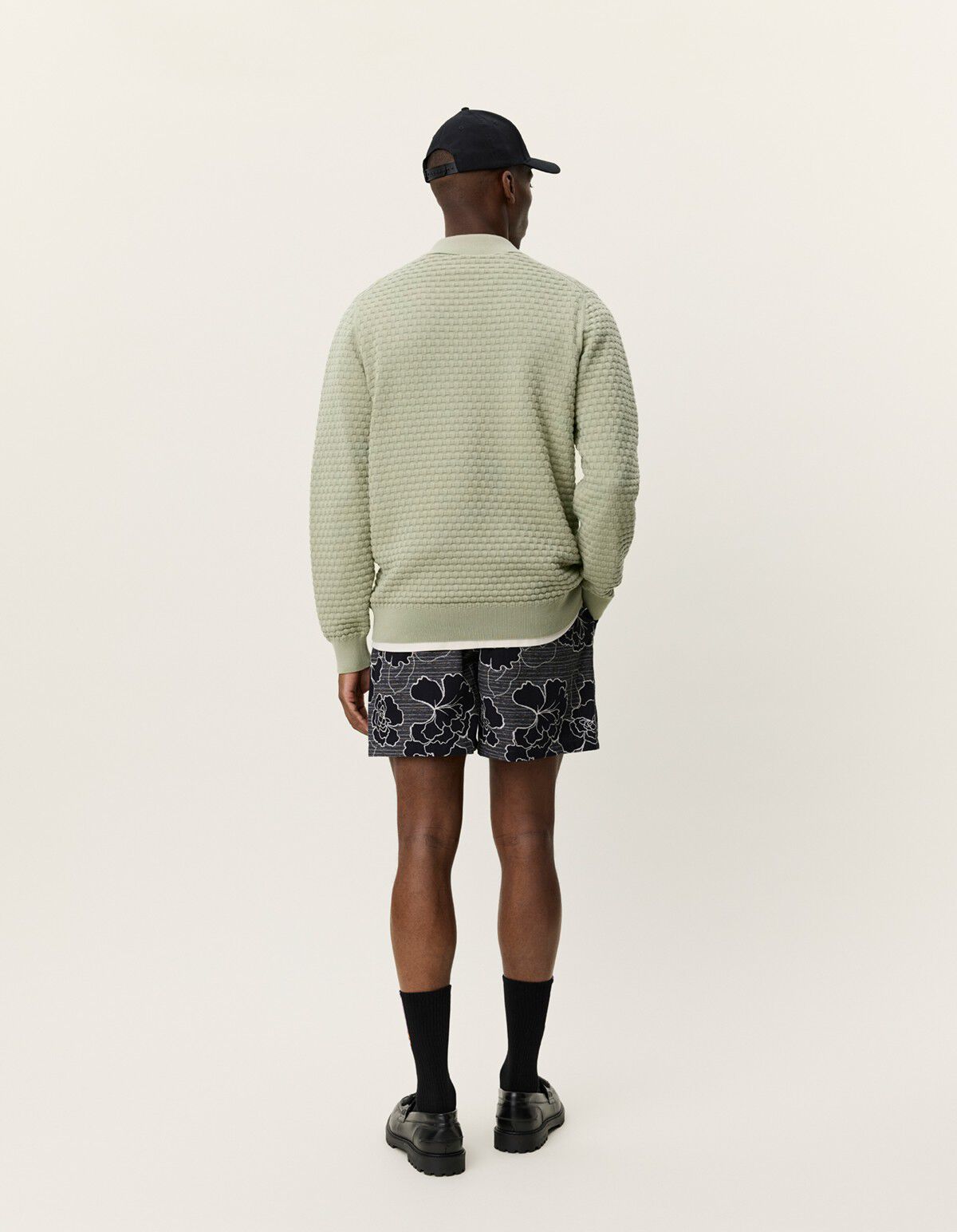 Billy Weave Knitted LS Polo