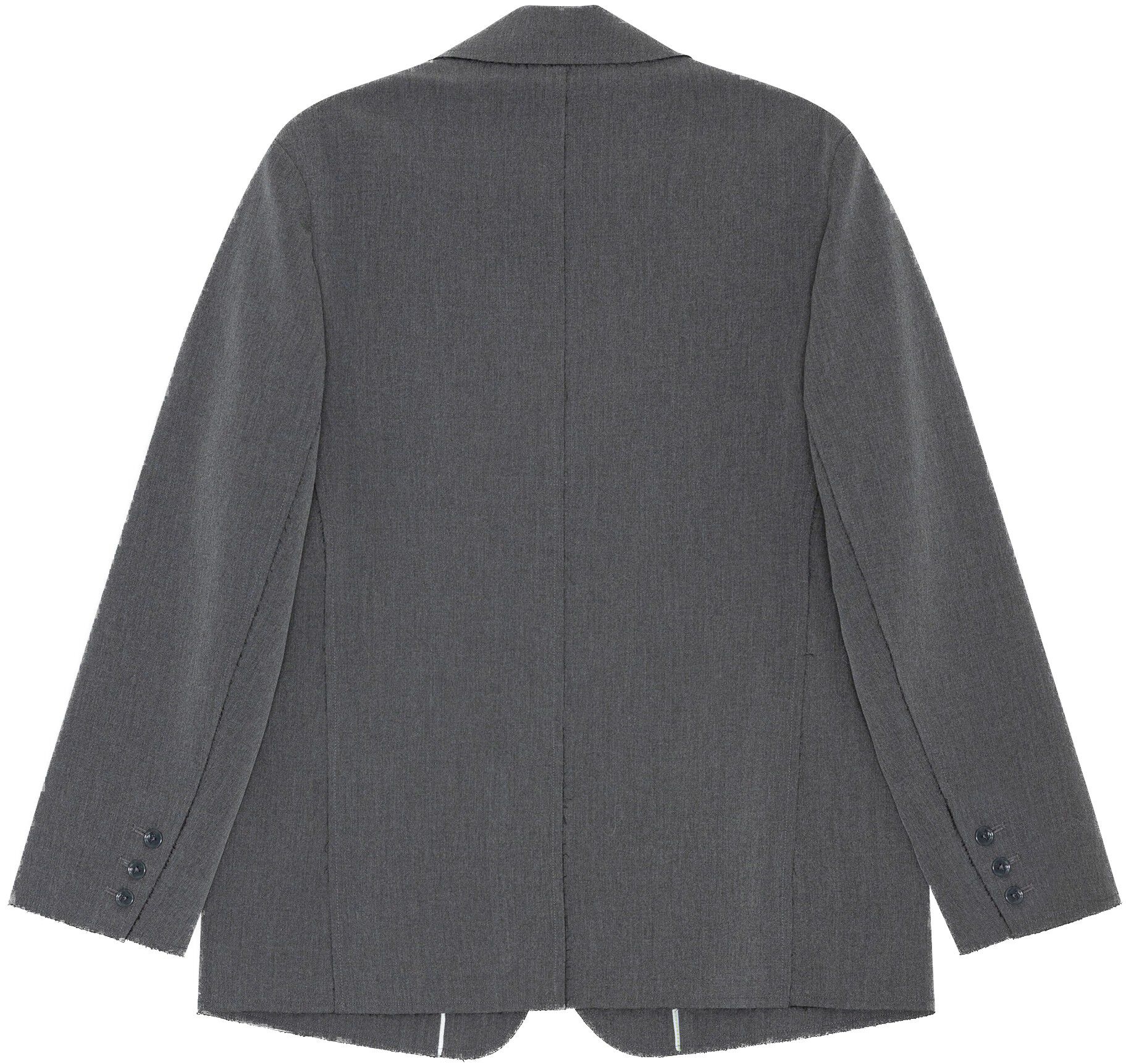 Raw Hem Oversized Blazer