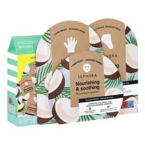Coconut Mania - Sæt med masker til ansigt og krop