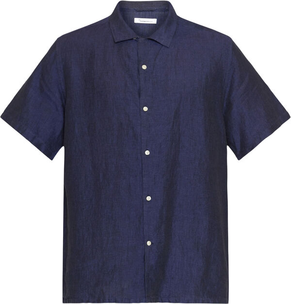 Box Short Sleeve Linen Shirt Gots/Vegan