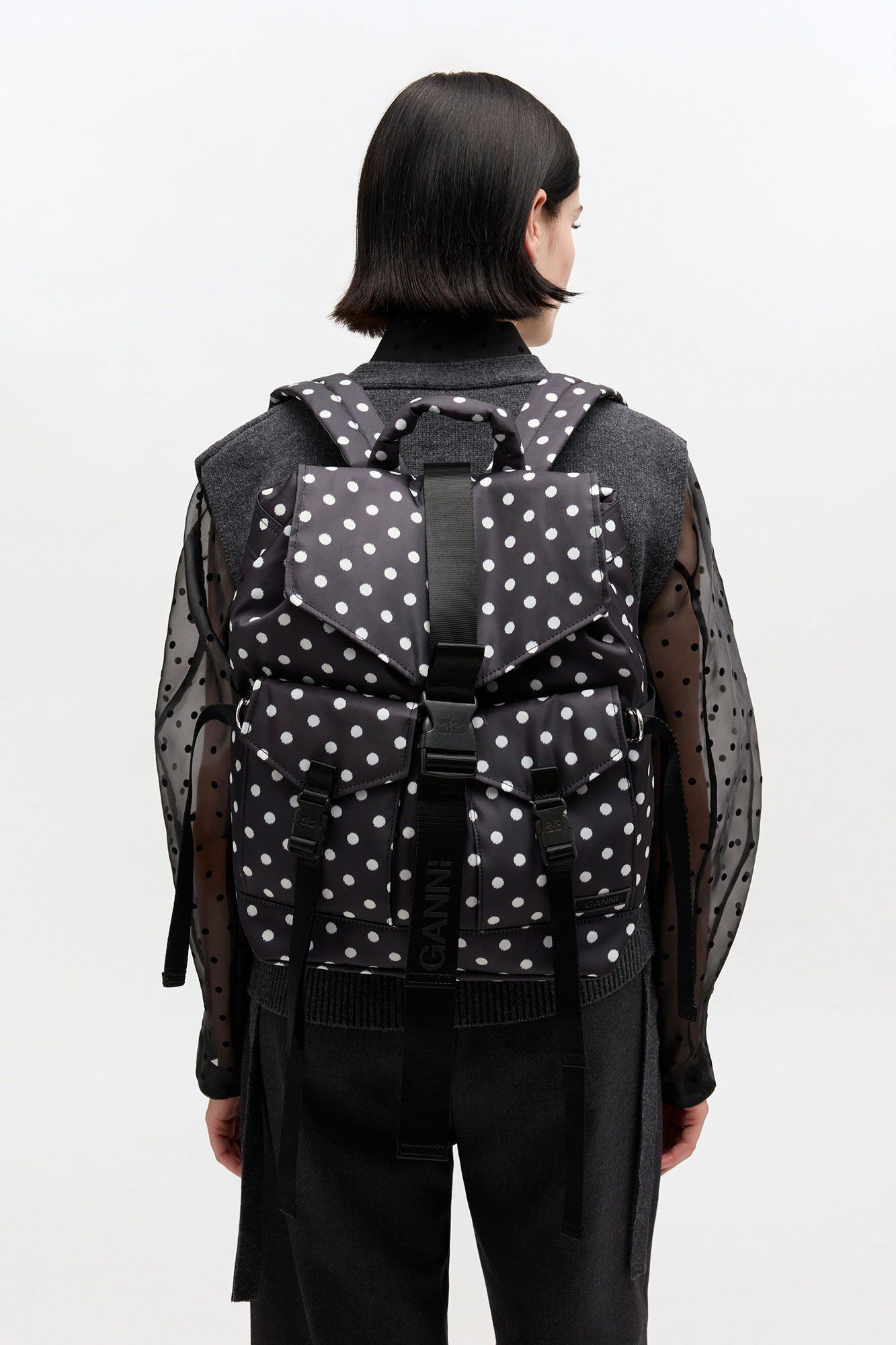 Re-Tech Printed Nylon Backpack